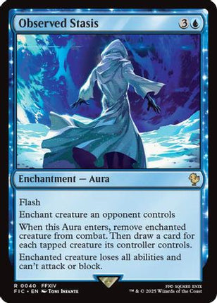 Observed Stasis (Surge Foil) [Commander: FINAL FANTASY] Foil