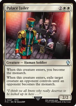 Palace Jailer (Surge Foil) [Commander: FINAL FANTASY] Foil