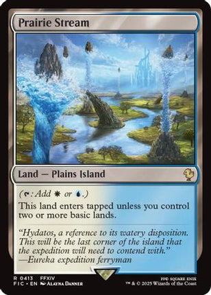 Prairie Stream (Surge Foil) [Commander: FINAL FANTASY] Foil