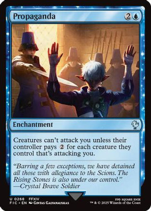 Propaganda (Surge Foil) [Commander: FINAL FANTASY] Foil