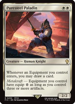 Puresteel Paladin (Surge Foil) [Commander: FINAL FANTASY] Foil