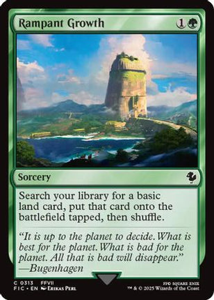 Rampant Growth (Surge Foil) [Commander: FINAL FANTASY] Foil