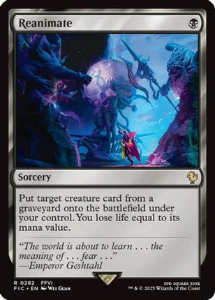 Reanimate (Surge Foil) [Commander: FINAL FANTASY] Foil