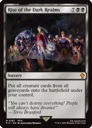 Rise of the Dark Realms (Surge Foil) [Commander: FINAL FANTASY] Foil