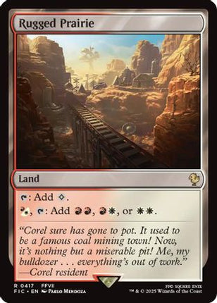 Rugged Prairie (Surge Foil) [Commander: FINAL FANTASY] Foil