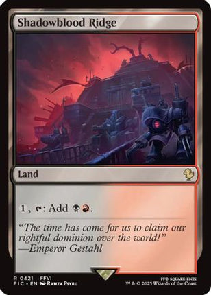 Shadowblood Ridge (Surge Foil) [Commander: FINAL FANTASY] Foil