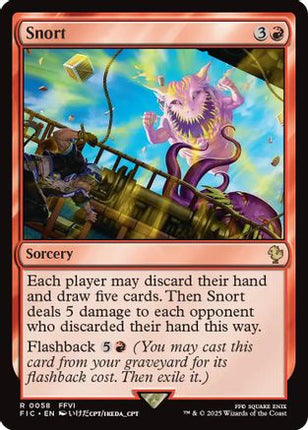 Snort (Surge Foil) [Commander: FINAL FANTASY] Foil