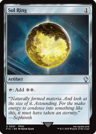 Sol Ring (0357) (Surge Foil) [Commander: FINAL FANTASY] Foil