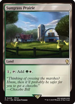 Sungrass Prairie (Surge Foil) [Commander: FINAL FANTASY] Foil