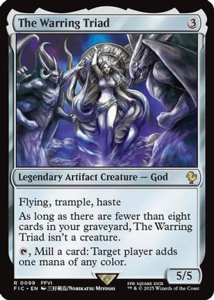 The Warring Triad (Surge Foil) [Commander: FINAL FANTASY] Foil