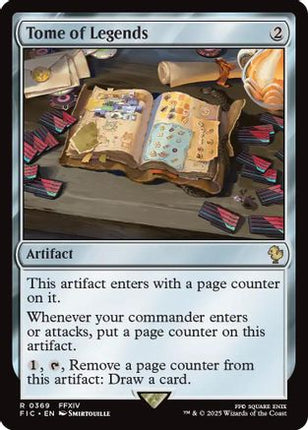 Tome of Legends (Surge Foil) [Commander: FINAL FANTASY] Foil