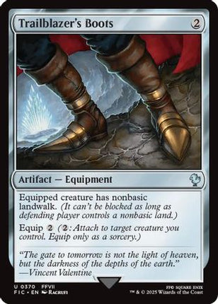 Trailblazer's Boots (Surge Foil) [Commander: FINAL FANTASY] Foil