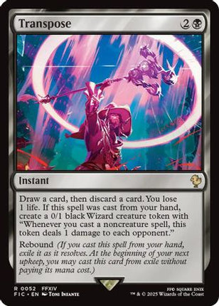 Transpose (Surge Foil) [Commander: FINAL FANTASY] Foil