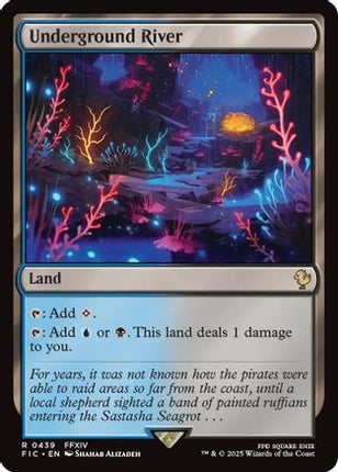 Underground River (Surge Foil) [Commander: FINAL FANTASY] Foil