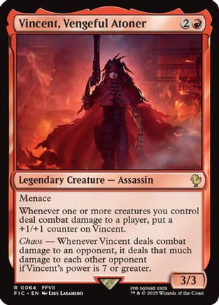 Vincent, Vengeful Atoner (Surge Foil) [Commander: FINAL FANTASY] Foil