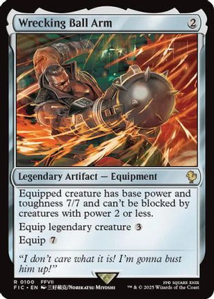 Wrecking Ball Arm (Surge Foil) [Commander: FINAL FANTASY] Foil