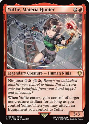 Yuffie, Materia Hunter (Surge Foil) [Commander: FINAL FANTASY] Foil