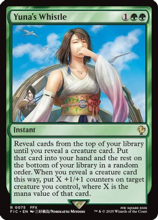 Yuna's Whistle (Surge Foil) [Commander: FINAL FANTASY] Foil