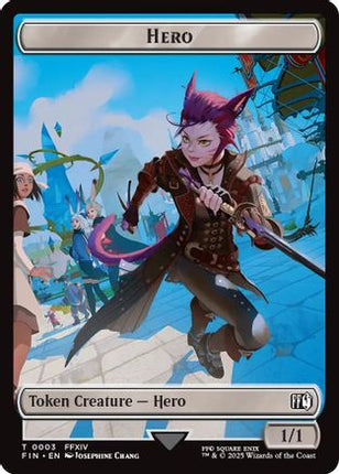 Hero (0003) // Food Double-Sided Token [FINAL FANTASY]