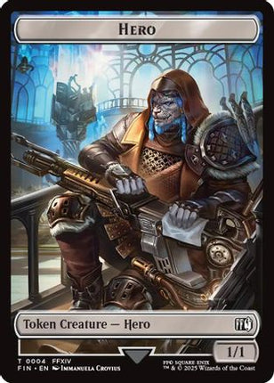 Hero (0004) // Food Double-Sided Token [FINAL FANTASY] Foil