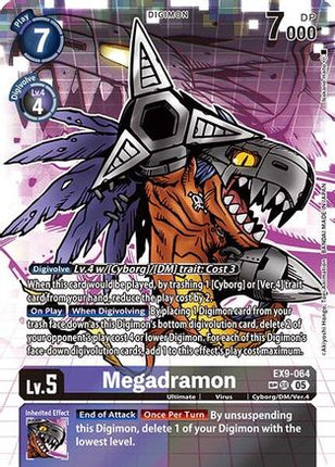 Megadramon (SP) [EX9-064] [Versus Monsters] Foil