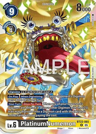 PlatinumNumemon [BT22-065] [Cyber Eden] Foil