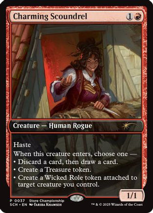 Charming Scoundrel [Game Day & Store Championship Promos] Foil