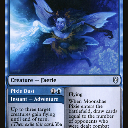 Moonshae Pixie // Pixie Dust [Commander Legends: Battle for Baldur's Gate]