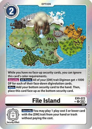 File Island (Limited Foil) [EX9-072] [Versus Monsters] Foil