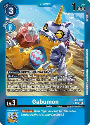 Gabumon (Limited Foil) [EX9-014] [Versus Monsters] Foil
