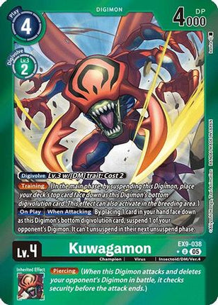 Kuwagamon (Limited Foil) [EX9-038] [Versus Monsters] Foil