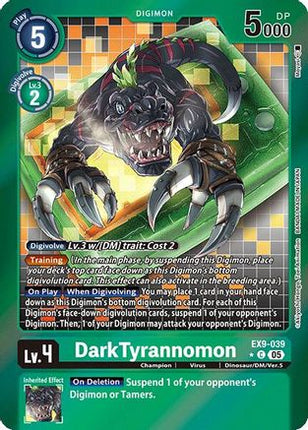DarkTyrannomon (Limited Foil) [EX9-039] [Versus Monsters] Foil