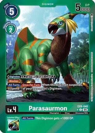Parasaurmon (Limited Foil) [EX9-040] [Versus Monsters] Foil
