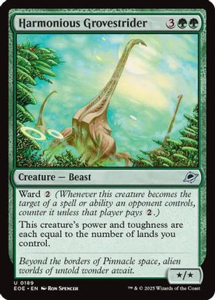 Harmonious Grovestrider [Edge of Eternities] Foil