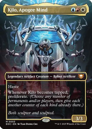 Kilo, Apogee Mind (Borderless) [Commander: Edge of Eternities]