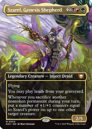 Szarel, Genesis Shepherd (Borderless) [Commander: Edge of Eternities] Foil