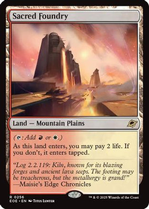 Sacred Foundry [Edge of Eternities] Foil