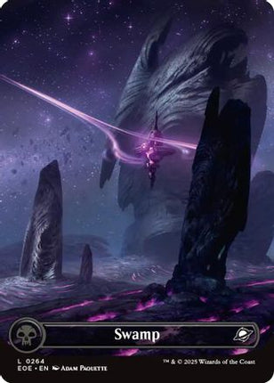 Swamp (0264) (Borderless) [Edge of Eternities] Foil
