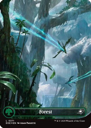 Forest (0371) (Borderless) (Galaxy Foil) [Edge of Eternities] Foil