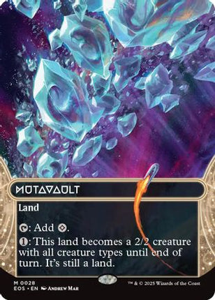 Mutavault (0028) (Borderless) [Edge of Eternities: Stellar Sights] Foil