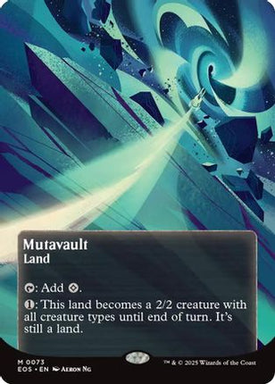 Mutavault (0073) (Borderless) [Edge of Eternities: Stellar Sights] Foil