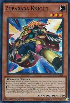 Zubababa Knight [DUAD-EN001] Super Rare 1st Edition