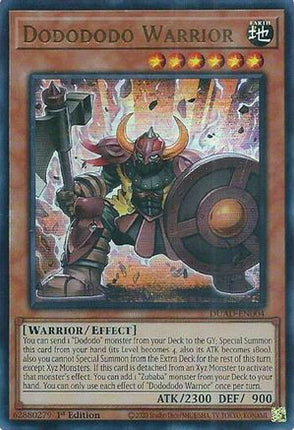 Dodododo Warrior [DUAD-EN004] Ultra Rare 1st Edition