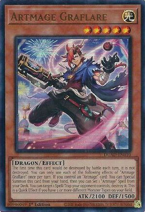 Artmage Graflare [DUAD-EN010] Ultra Rare 1st Edition