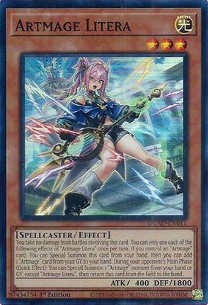 Artmage Litera [DUAD-EN011] Super Rare 1st Edition