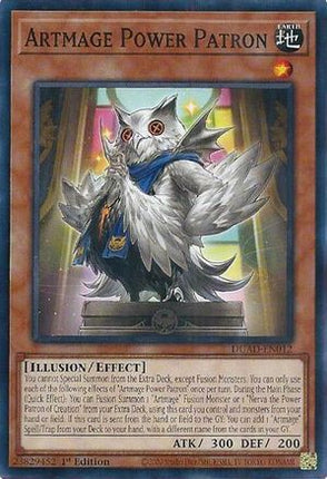 Artmage Power Patron [DUAD-EN012] Common / Short Print 1st Edition