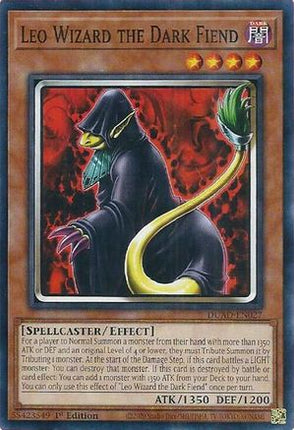 Leo Wizard the Dark Fiend [DUAD-EN027] Common / Short Print 1st Edition