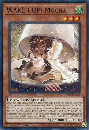 WAKE CUP! Mocha [DUAD-EN028] Common / Short Print 1st Edition