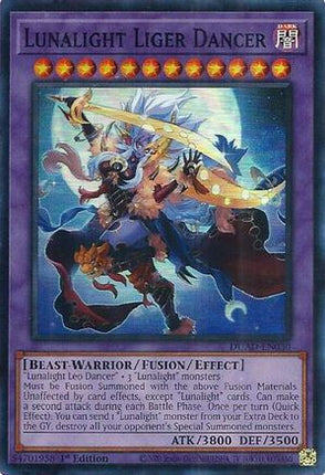 Lunalight Liger Dancer [DUAD-EN030] Super Rare 1st Edition