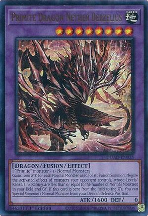 Primite Dragon Nether Berzelius [DUAD-EN035] Ultra Rare 1st Edition